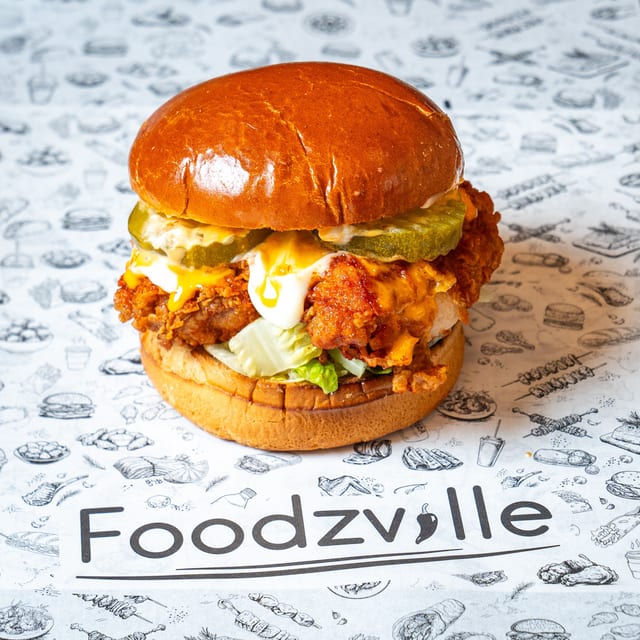 Spicy Zinger Chicken Burger.